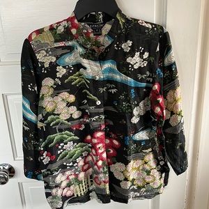 Gorgeous CITRON 100% linen jacket, amazing color and detail